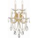 Maria Theresa 5 Light 13.5 inch Gold Sconce Wall Light in Clear Hand Cut
