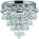 Calypso 3 Light 10.5 inch Polished Chrome Flush Ceiling Light