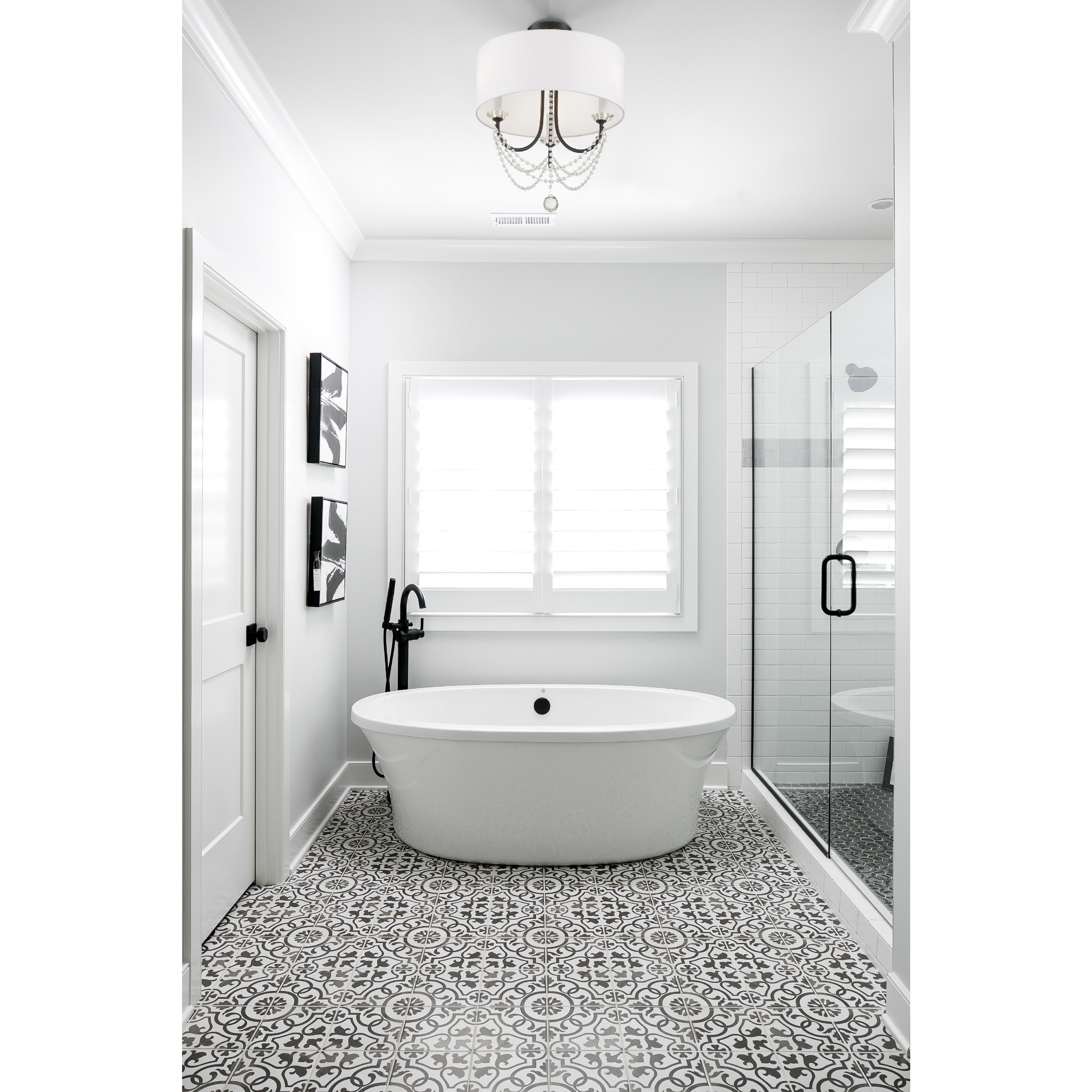 Delilah 3 Light 15.75 inch Matte Black Mini Chandelier Ceiling Light