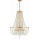 Arcadia 9 Light 24 inch Antique Gold Chandelier Ceiling Light
