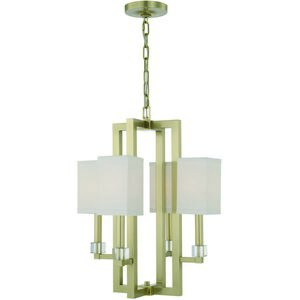 Dixon 4 Light 18.5 inch Aged Brass Chandelier Ceiling Light