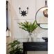 Astro 2 Light 13 inch Black Sconce Wall Light