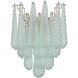 Ollie Bath Wall Light in Sand Glass Green