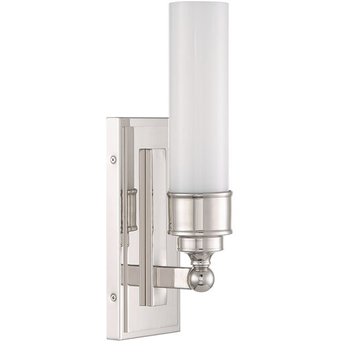 Wilcox 1 Light 5 inch Polished Nickel Bath Wall Sconce Wall Light