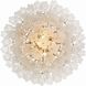 Addis 20 Light 31.5 inch Aged Brass Chandelier Ceiling Light in Tronchi Glass White