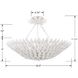 Broche 6 Light 24.5 inch Matte White Semi Flush Ceiling Light