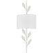 Broche Wall Sconce Wall Light in Matte White