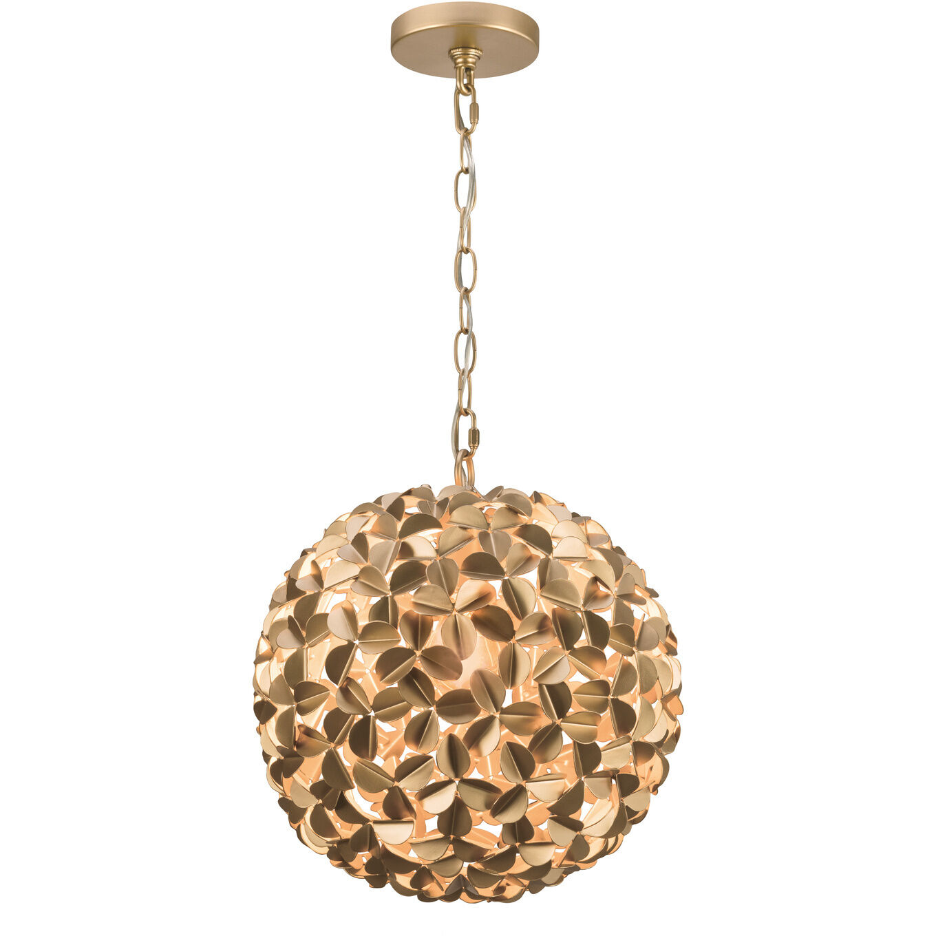 Cora 1 Light 13 inch Soft Gold Chandelier Ceiling Light