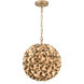 Cora 1 Light 13 inch Soft Gold Chandelier Ceiling Light