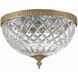 Radley 3 Light 12 inch Olde Brass Flush Ceiling Light