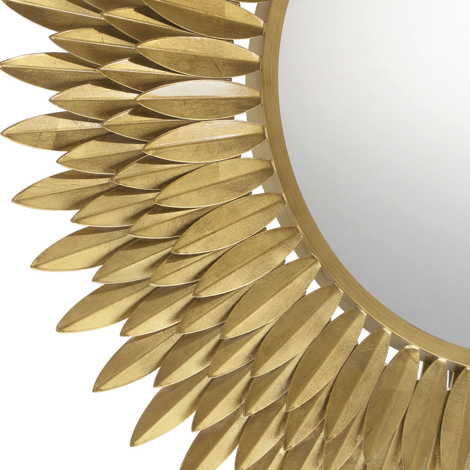 Broche 30 X 30 inch Antique Gold Mirror