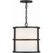Hulton Pendant Ceiling Light in Matte Black