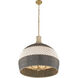 Zanzibar 6 Light 26 inch Soft Gold Pendant Ceiling Light
