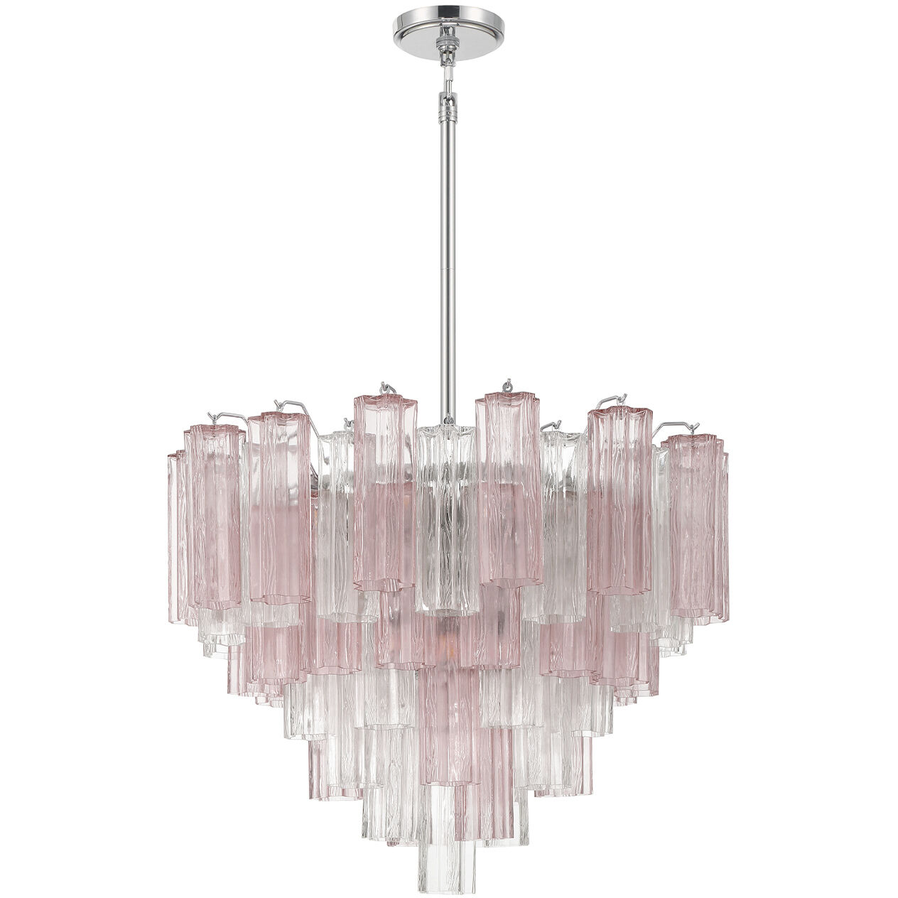 Addis 12 Light 26.75 inch Polished Chrome Chandelier Ceiling Light in Spring