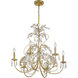 Sadie 6 Light 29 inch Antique Gold Chandelier Ceiling Light