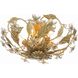 Paris Market 6 Light 16 inch Gold Leaf Semi Flush Ceiling Light