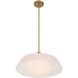 Xander 3 Light 20 inch Vibrant Gold Pendant Ceiling Light