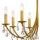 Bridgehampton 8 Light 28 inch Antique Gold Chandelier Ceiling Light in Clear Hand Cut
