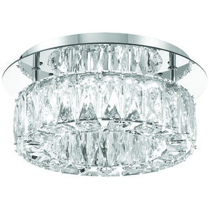 Kinsley 1 Light 12 inch Polished Chrome Flush Mount Ceiling Light