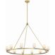 Aragon 12 Light 46.75 inch Soft Brass Chandelier Ceiling Light