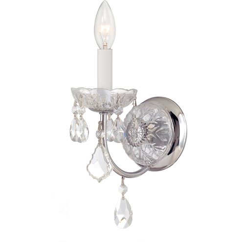 Imperial 1 Light 4.75 inch Polished Chrome Sconce Wall Light in Clear Italian