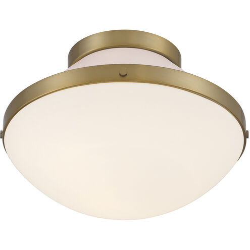 Xander 1 Light 12.25 inch Vibrant Gold and Blush Flush Mount Ceiling Light