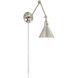Morgan 1 Light 7.00 inch Swing Arm Light/Wall Lamp