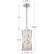 Jennings 1 Light 6 inch Polished Nickel Mini Pendant Ceiling Light