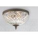 Westbury 3 Light 12 inch English Bronze Flush Ceiling Light