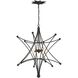 Astro 4 Light 27 inch Black Chandelier Ceiling Light
