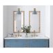 Xavier Bath Sconce Wall Light in Vibrant Gold and Blue