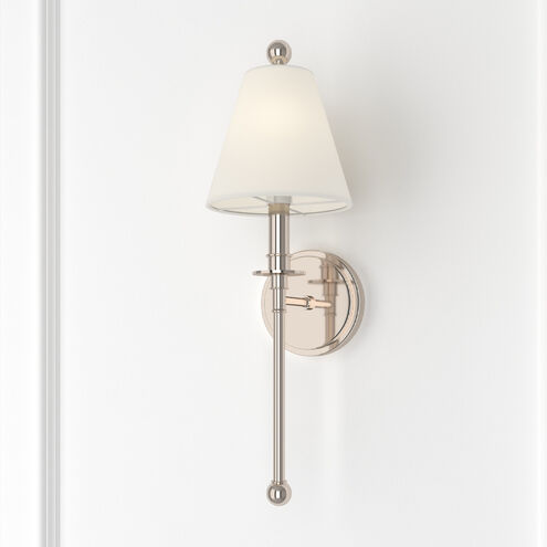 Riverdale Sconce Wall Light in Polished Nickel