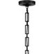 Alston 2 Light 10 inch Matte Black and Antique Gold Mini Pendant Ceiling Light
