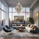 Addis 20 Light 31.5 inch Polished Chrome Chandelier Ceiling Light in Tronchi Glass Autumn