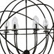 Solaris 6 Light 28.5 inch English Bronze Outdoor Chandelier