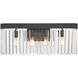 Emory Sconce Wall Light in Black Forged