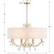 Rollins 8 Light 32 inch Antique Gold Chandelier Ceiling Light