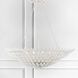 Broche 8 Light 30 inch Matte White Chandelier Ceiling Light