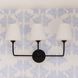 Sylvan 3 Light 23.25 inch Black Forged Bathroom Vanity Light Wall Light