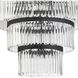 Emory 22 Light 40 inch Black Forged Chandelier Ceiling Light
