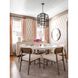Hulton 6 Light 21 inch Matte Black Lantern Chandelier Ceiling Light