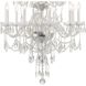Traditional Crystal 15 Light 32 inch Polished Chrome Chandelier Ceiling Light
