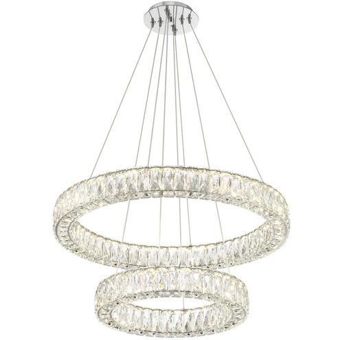 Kinsley 1 Light 28 inch Polished Chrome Pendant Ceiling Light
