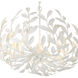 Broche 5 Light 23 inch Matte White Chandelier Ceiling Light