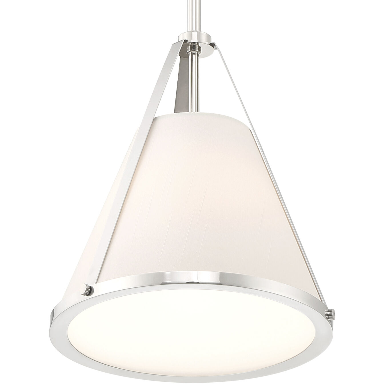 Fulton 1 Light 9.25 inch Polished Nickel Mini Pendant Ceiling Light