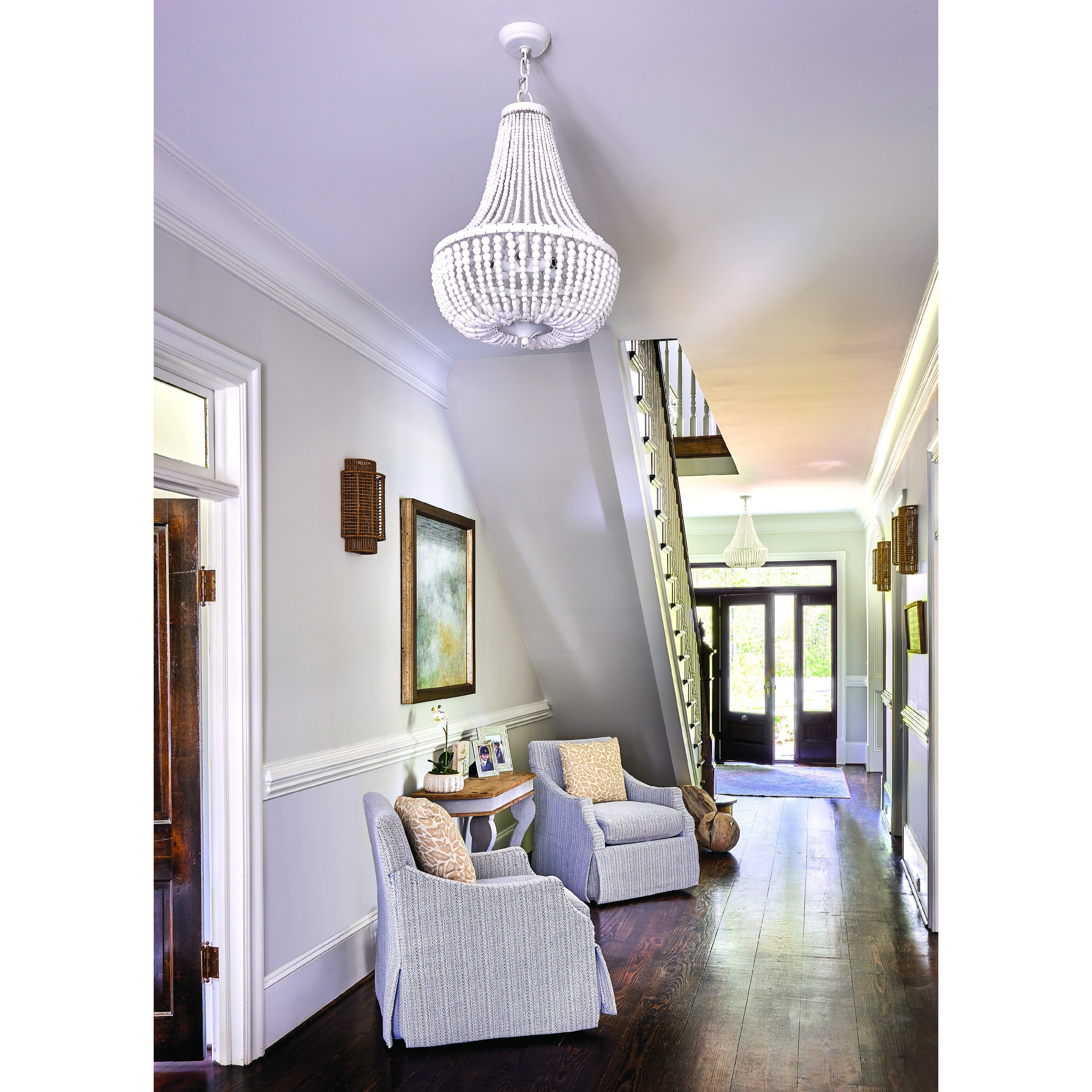 Rylee 6 Light 18.75 inch Matte White Chandelier Ceiling Light