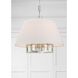 Westwood 5 Light 16 inch Polished Nickel Chandelier Ceiling Light