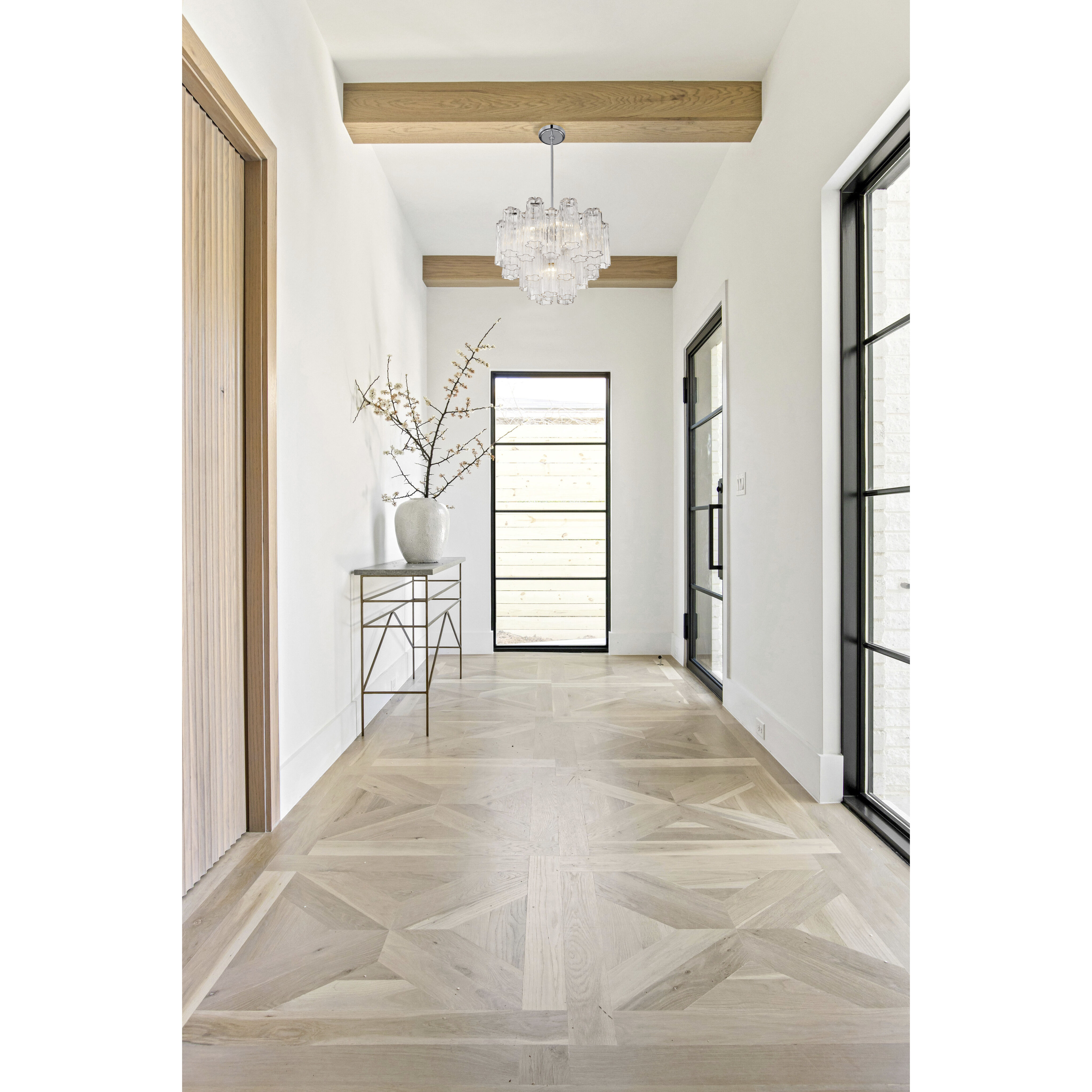 Addis 6 Light 19.75 inch Polished Chrome Chandelier Ceiling Light in Tronchi Glass Clear