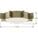 Solas 3 Light 17.75 inch Vibrant Gold Flush/Semi Flush Ceiling Light