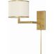 Madison 1 Light 10 inch Aged Brass Sconce Wall Light